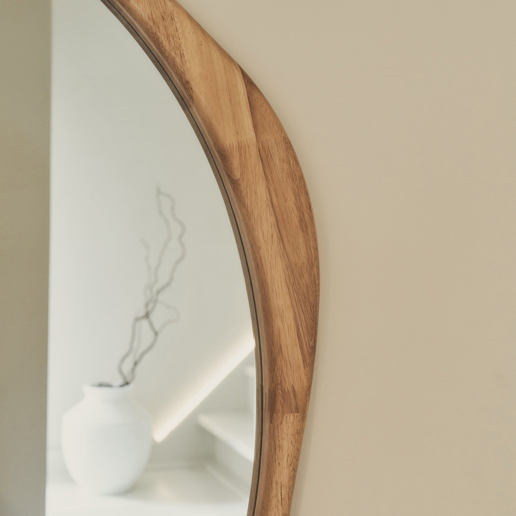 Espelho Orgânico Arcurva Madeira Refinada Premium Tamanho 170xcm x 85cm
