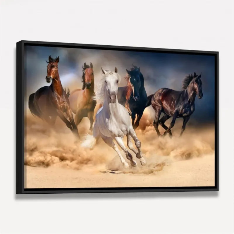Quadro Cavalos Correndo em Arte decorativo