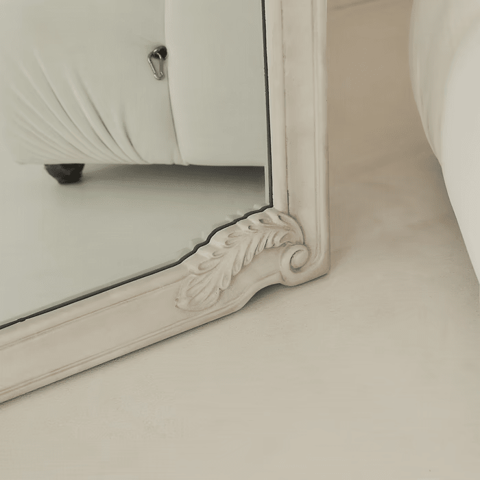 Espelho Clássico Pelazzo Extra Largo Ornamentado Concreto