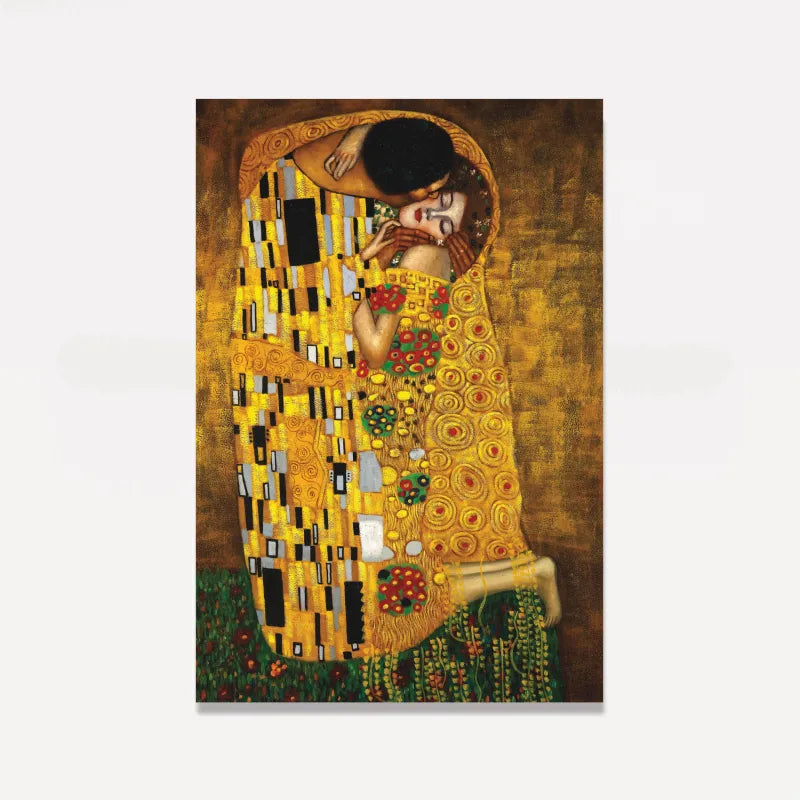 Quadro O Beijo - Gustav Klimt - Releitura