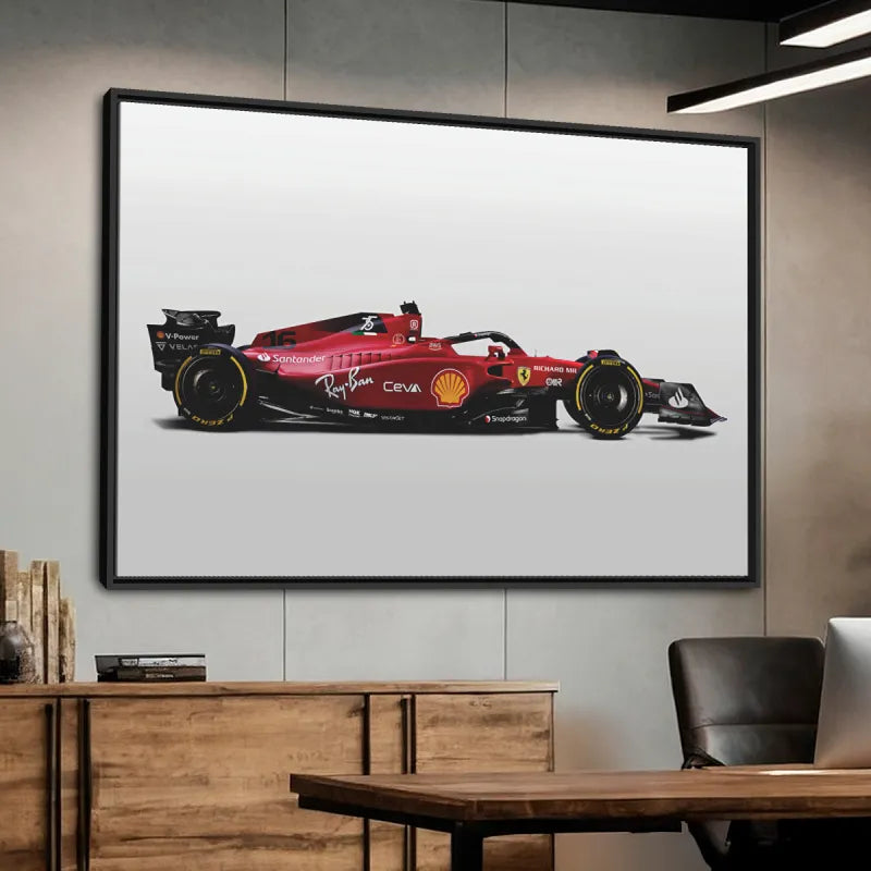 Quadro Carro de Corrida Ferrari F1-75