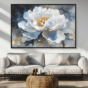 Quadro Flor Beleza Clássica Peônia Detalhes Delicados