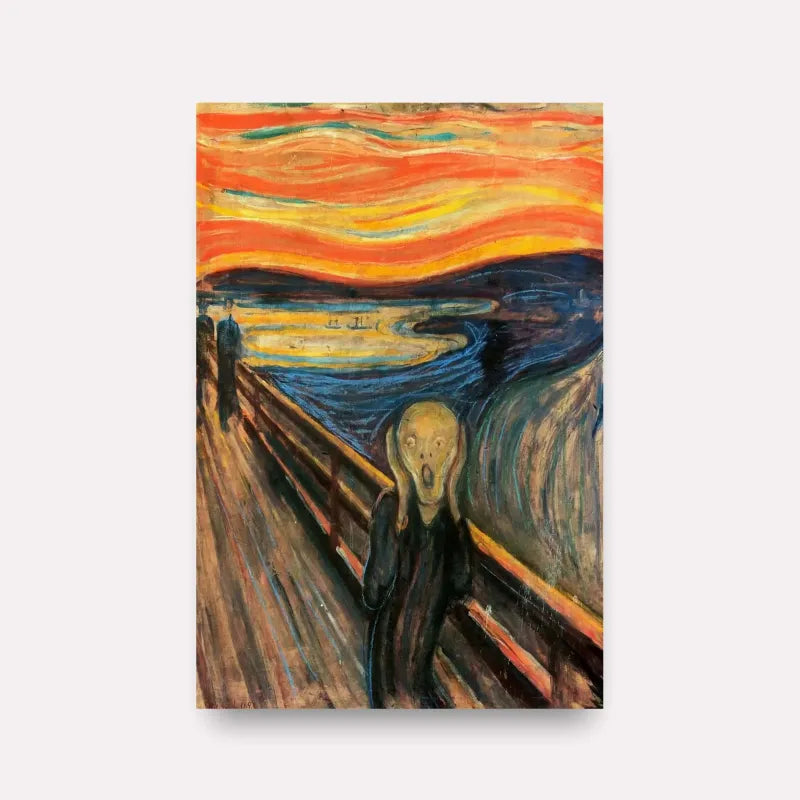 Quadro O Grito Friso da Vida de Edvard Munch Releitura