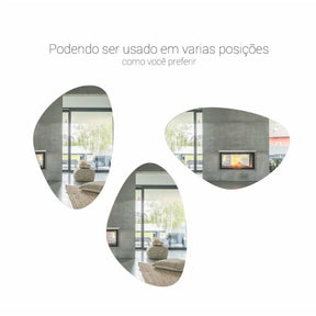Espelho Orgânico Moderno Linha Premium