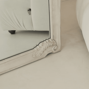 Espelho Clássico Pelazzo Extra Largo Ornamentado Concreto