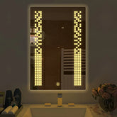 Espelho Premium Retangular Tetrix com LED